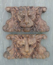 Pair of 19th Century Carved