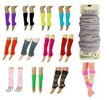 Children's Kids Leg Warmers Brightly Coloured Dance Wear Costume School Ballet