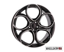 Alfa Romeo R20 5x110 alloy wheels black 4x20 inch 8j Stelvio Tonale rims