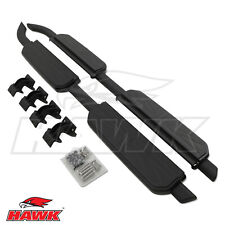 BLACK UNION JACK DESIGN SIDE STEPS PAIR FOR LAND ROVER DEFENDER 110 L663 2020+