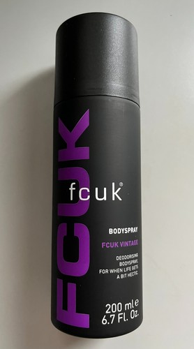 Fcuk vintage body spray - vintage, for