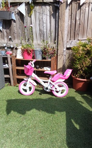 Girls bike unicorn wheels - girls,