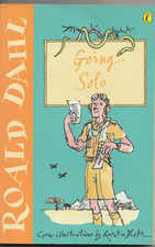 Quentin Blake Artist Hand Signed Roald Dahl Book Going Solo Original Autographed