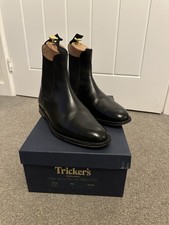 Trickers Black Calf Leather