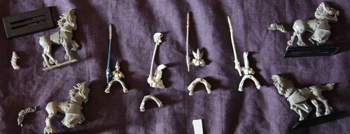 Mounted high elf - mounted, helms