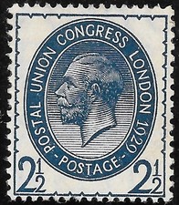 GB 1929 stamp 2½d. Post.Union