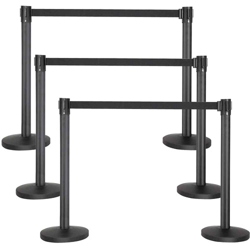 Retractable belt stanchion - retractable,