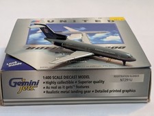 United Airlines Boeing 727-200 Gemini Jets 1/400 | Mint Condition & Boxed N7291U