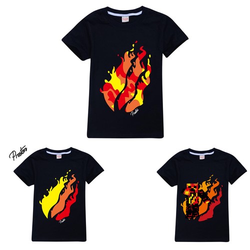 Kids prestonplayz flame casual - prestonplayz,
