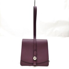 MOYNAT Hand Bag Purple Leather
