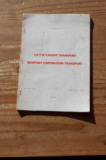 1973 City of Cardiff & Newport Corp Bus Fleet History PSV Circle List Book PG1