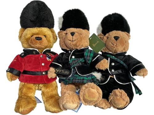 Harrods piper bear set - x3,