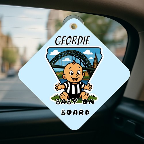 Baby board geordie nufc - baby,