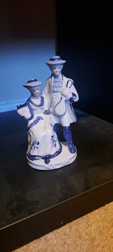 Vintage blue and white - blue,