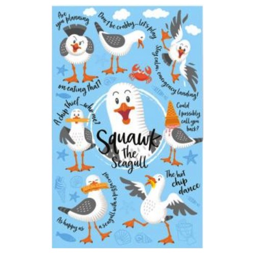 Squawk the playful seagull - playful,