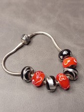 Rhona Sutton 925 Sterling Silver Bracelet with 7 Charms