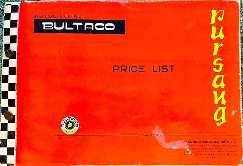 Original factory bultaco - original,