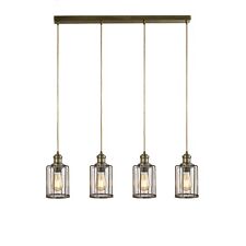 4 Lights Antique Brass Finish