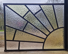 Stained glass sunray panel - sunray, (