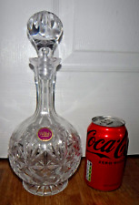 Thomas Webb International Crystal Decanter & Original Stopper & Label Excellent