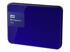 Blue 1TB Western Digital My Passport Ultra Portable Hard Drive USB 3 wa