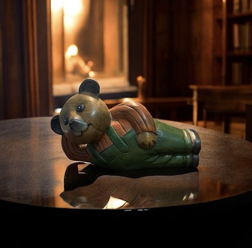 Vintage hand carved - carved, wooden