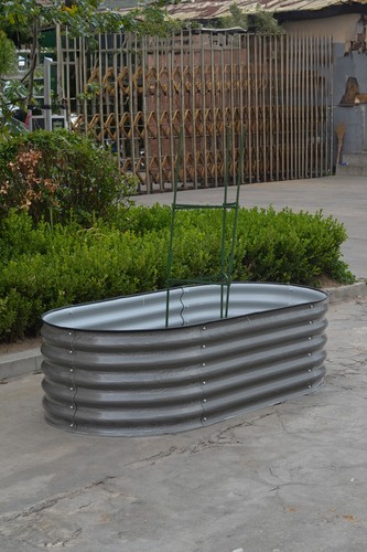 8ft metal raised garden - raised, bed