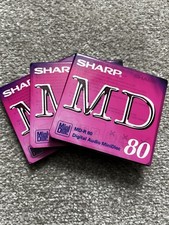 3 x NEW SHARP MD 80 MINIDISCS-