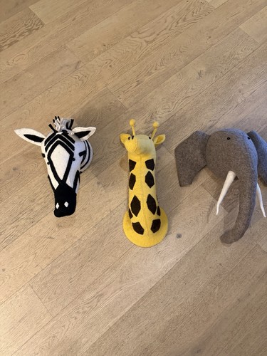 Soft animal heads for wall - soft,