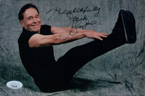 Jack lalanne signed 6x9 - jack,