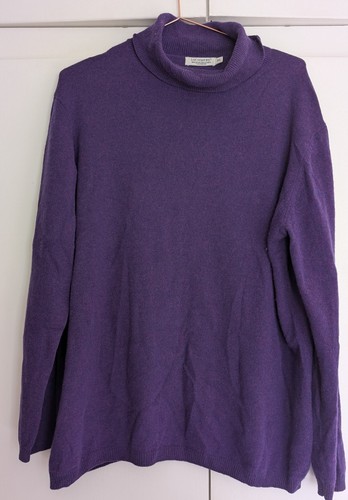 Lochmere cashmere purple knit - cashmere,