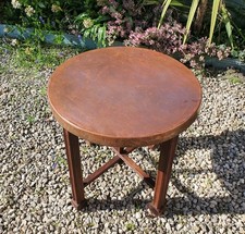 Hammered Copper Top Round Side