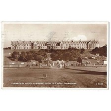 TURNBERRY Hotel, Ayrshire from Golf Clubhouse, RP Postcard Postally Used 1962