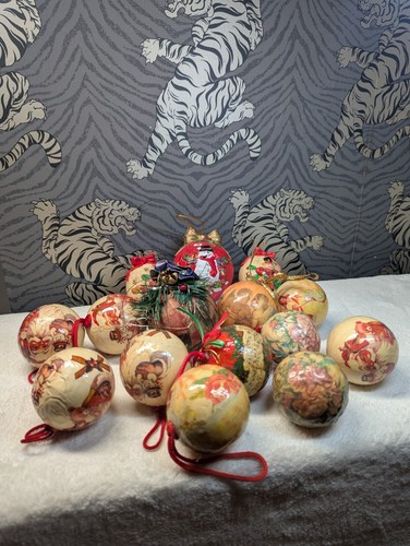 Vintage paper mache - mache, decoupage