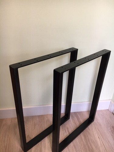 Industrial metal table legs - table,