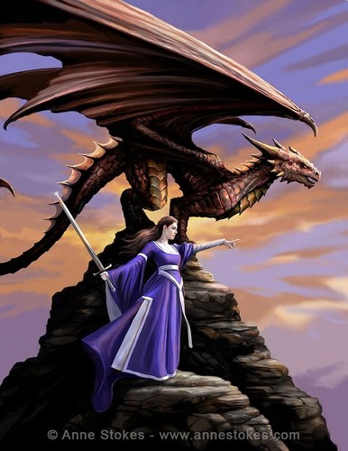 Anne stokes art sentinel - anne,