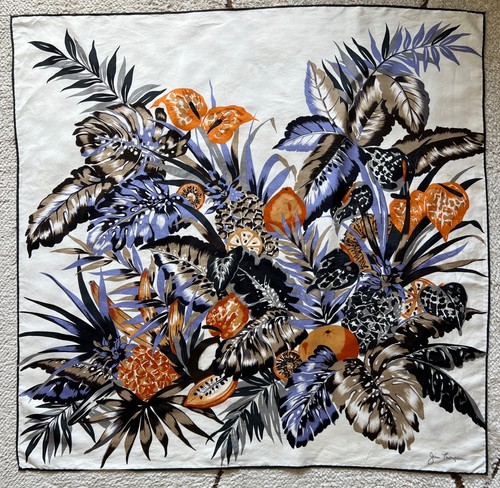 Vtg jim thompson silk scarf - silk,