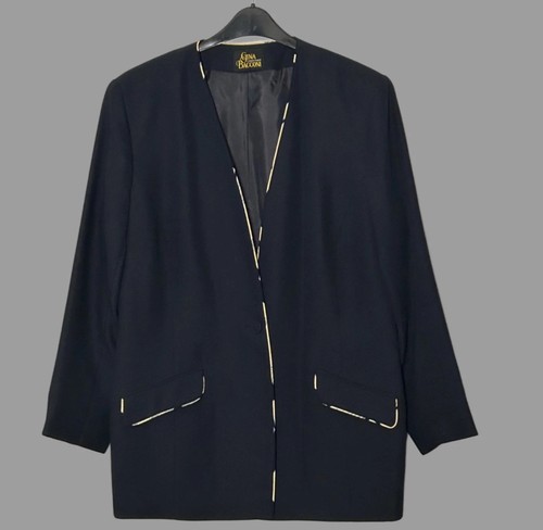 Gina bacconi navy jacket - bacconi,