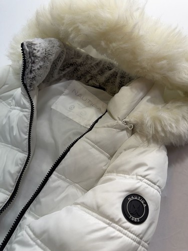 Nautica women faux fur trim - nautica,