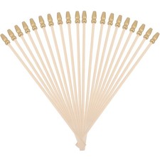 20Pcs Wooden Flag Poles