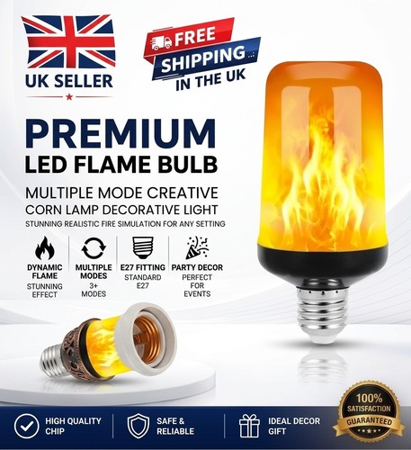 E27 led flicker flame - flicker,