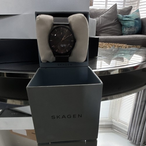 Skagen skw6180 black - black, mesh