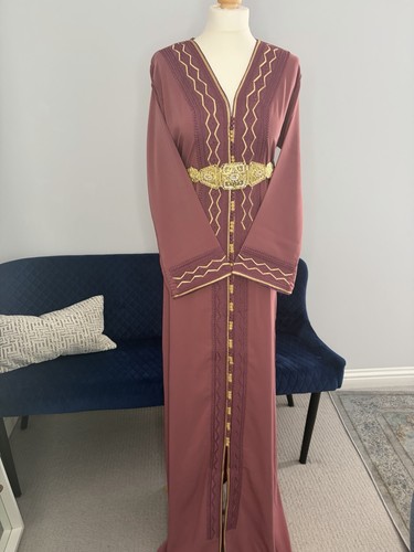 Women pink moroccan kaftan - women’s,
