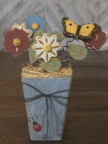 Artificial wooden flower and - wooden,
