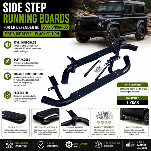 Side step running boards - step,