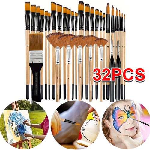Artist paint brushes - brushes, set