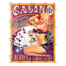 Casino Retro Metal Aluminium
