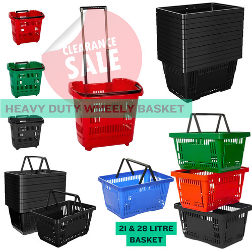 Plastic shopping basket - shopping,