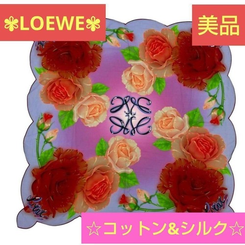 Loewe rose scarf anagram - loewe,