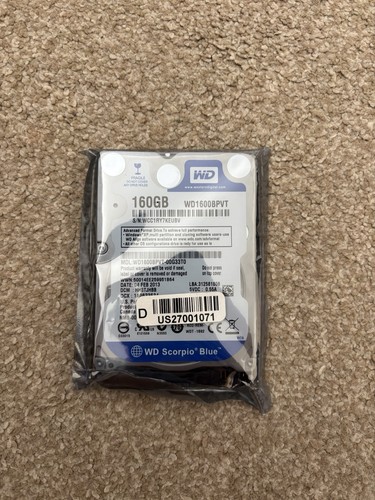 Wd1600bpvt 160gb hardrive - wd1600bpvt,